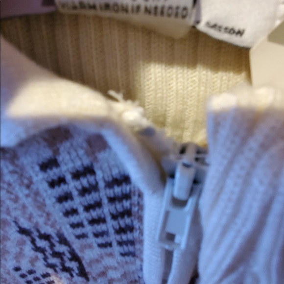 NWT Vintage KIKIT CARDIGAN ZIP DOWN SWEATER LARGE - Picture 8 of 10